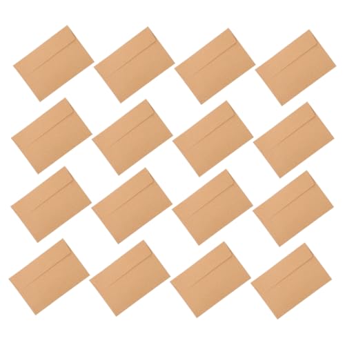 NUOBESTY 30 Stück Einladungsumschlag Umschläge Für Hochzeitseinladungen Briefumschläge Postkartenumschläge Papier Khaki von NUOBESTY