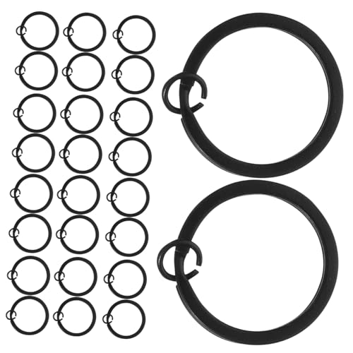 NUOBESTY 30 Stück Flache Metall Schlüsselringe Mit Sprühlack Beschichtung Kratzfest Robuste Split Keychain Ringe Für Zuhause Auto Büro Vielseitige Schlüsselanhänger Für DIY Hundemarken NUOBESTY 30 Stück Flache Metall Schlüsselringe Mit Sprühlack Beschichtung Kratzfest Robuste Split Keychain Ringe Für Zuhause Auto Büro Vielseitige Schlüsselanhänger Für DIY Hundemarken von NUOBESTY