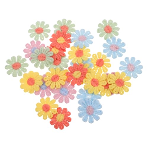NUOBESTY 30 Stück Kleines Daisy Stickerei Applikation Patch Bunte Blumenstoffflicken für Kleidung für DIY Projekte Kleidung Verzieren und Reparaturen NUOBESTY 30 Stück Kleines Daisy Stickerei Applikation Patch Bunte Blumenstoffflicken für Kleidung für DIY Projekte Kleidung Verzieren und Reparaturen von NUOBESTY