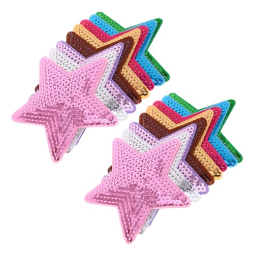 NUOBESTY 30 Stück Paillettenabzeichen Stoffaufkleber Sterne Bügelflicken Patches Sterne Lustige Aufnäher zum Aufbügeln Sternstoffflecken Glitzersterneisen auf Flecken Plastik Rosa NUOBESTY 30 Stück Paillettenabzeichen Stoffaufkleber Sterne Bügelflicken Patches Sterne Lustige Aufnäher zum Aufbügeln Sternstoffflecken Glitzersterneisen auf Flecken Plastik Rosa von NUOBESTY