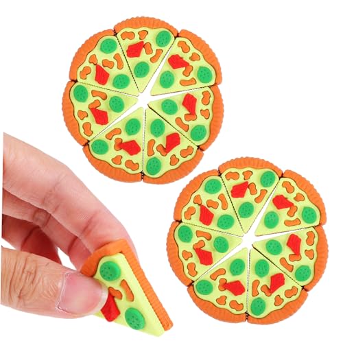 NUOBESTY 30 Stück Pizza Radiergummis aus Tpr Material Mini Schulbedarf für Schüler Lustige Partygeschenke und Klassenraum Belohnungen Dreieckige Radierer für Sauberes Löschen und Lernspaß NUOBESTY 30 Stück Pizza Radiergummis aus Tpr Material Mini Schulbedarf für Schüler Lustige Partygeschenke und Klassenraum Belohnungen Dreieckige Radierer für Sauberes Löschen und Lernspaß von NUOBESTY