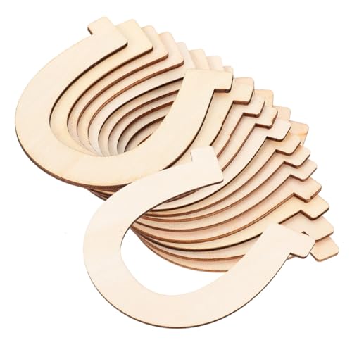 NUOBESTY 30 Stück Teiliges Hufeisenförmiger Holzscheiben zum Bemalen Robuste Holzverzierungen für DIY Bastelprojekte Kreative Holzfiguren für Heimdeko Party Schuldekoration Symbolisch für NUOBESTY 30 Stück Teiliges Hufeisenförmiger Holzscheiben zum Bemalen Robuste Holzverzierungen für DIY Bastelprojekte Kreative Holzfiguren für Heimdeko Party Schuldekoration Symbolisch für von NUOBESTY