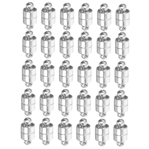 NUOBESTY 30 Stück Teiliges Kupfer Magnetverschlüsse Schmuckverschlüsse für DIY Armbänder Halsketten Kompakt Wiederverwendbar Zeitsparendes Design Robust und Leicht Tragbar NUOBESTY 30 Stück Teiliges Kupfer Magnetverschlüsse Schmuckverschlüsse für DIY Armbänder Halsketten Kompakt Wiederverwendbar Zeitsparendes Design Robust und Leicht Tragbar von NUOBESTY
