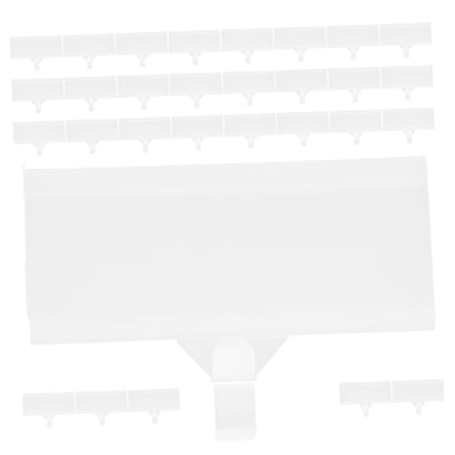 NUOBESTY 30 Stück Teiliges Transparente Kunststoff Etikettenhalter Wiederverwendbar Clip Design Robuste Preisschildhalter für Supermarkt Lager und Verkaufsregale NUOBESTY 30 Stück Teiliges Transparente Kunststoff Etikettenhalter Wiederverwendbar Clip Design Robuste Preisschildhalter für Supermarkt Lager und Verkaufsregale von NUOBESTY