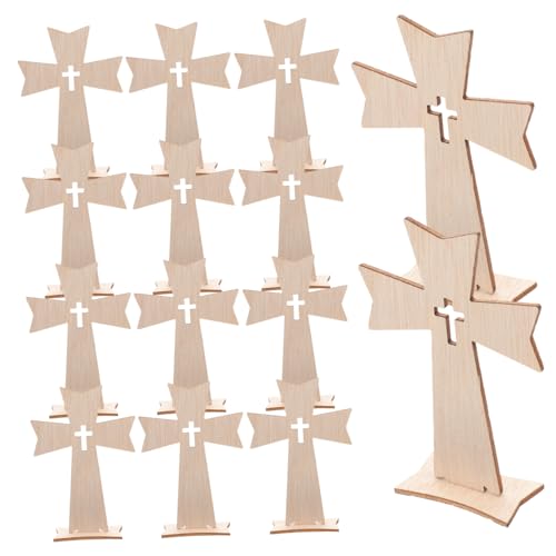 NUOBESTY 30 Stück Unfertige Holz Kreuz Ornamente zum Basteln DIY Holzdekor für Malbare Kreuze für Kreative Handarbeiten für Religiöse Anlässe und Heimdekoration NUOBESTY 30 Stück Unfertige Holz Kreuz Ornamente zum Basteln DIY Holzdekor für Malbare Kreuze für Kreative Handarbeiten für Religiöse Anlässe und Heimdekoration von NUOBESTY