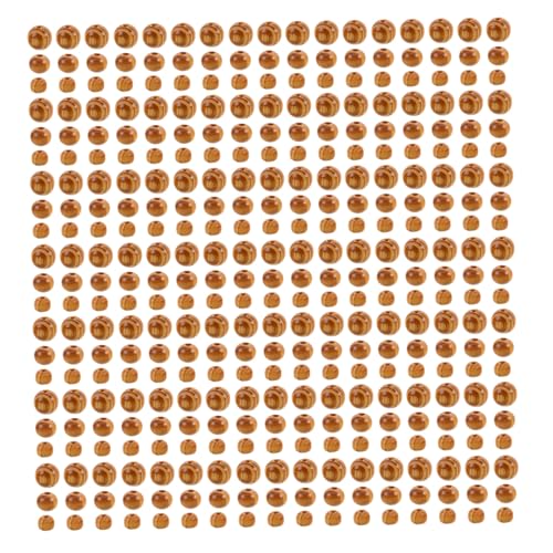 NUOBESTY 300 Stück Braune Runde Lose Holzperlen Naturholz für DIY Schmuckherstellung für Bastelprojekte und Kreative Designs von NUOBESTY