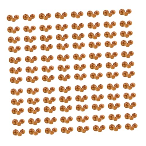 NUOBESTY 300 Stück Holzperlen Runde Naturholzperlen für Diy Schmuck Makramee und Bastelprojekte Vielseitige Bastelperlen für Armbänder und Dekoration von NUOBESTY
