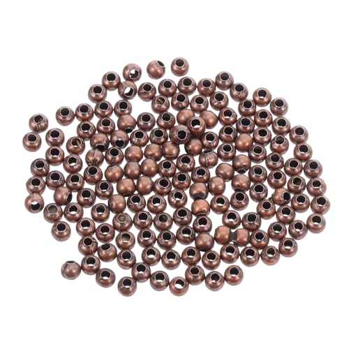 NUOBESTY 300 Stück Metall Spacer Beads mit Großem Loch Glatte Runde Abstandshalter aus Legierung für DIY Schmuckherstellung Kompatibel mit Armbändern Halsketten und Ohrringen Langlebig und NUOBESTY 300 Stück Metall Spacer Beads mit Großem Loch Glatte Runde Abstandshalter aus Legierung für DIY Schmuckherstellung Kompatibel mit Armbändern Halsketten und Ohrringen Langlebig und von NUOBESTY