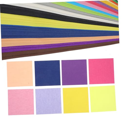 NUOBESTY 300 Stück Origami farbiges papier Papierhandwerk für farbiges Zeichenpapier Scrapbook-Karton buntes Tonpapier Faltbares Papierhandwerk farbiges Kartonpapier Papierstau von NUOBESTY