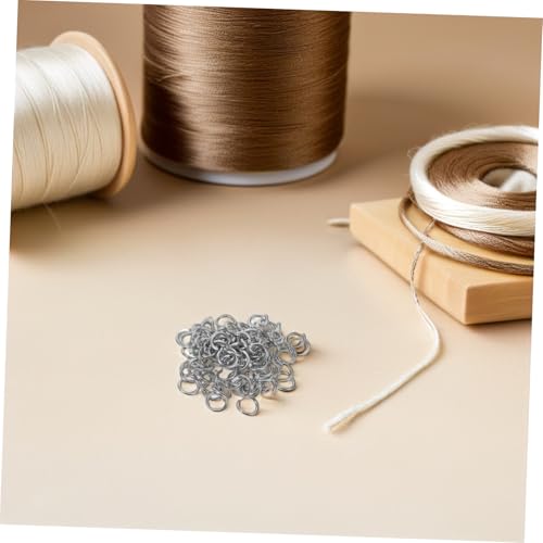 NUOBESTY 300 Stück Teiliges Edelstahl Offene Verbindungsringe Schmuckringe für Halsketten Armbänder Ohrringe Reparatur DIY Zubehör Langlebig Rostfrei von NUOBESTY