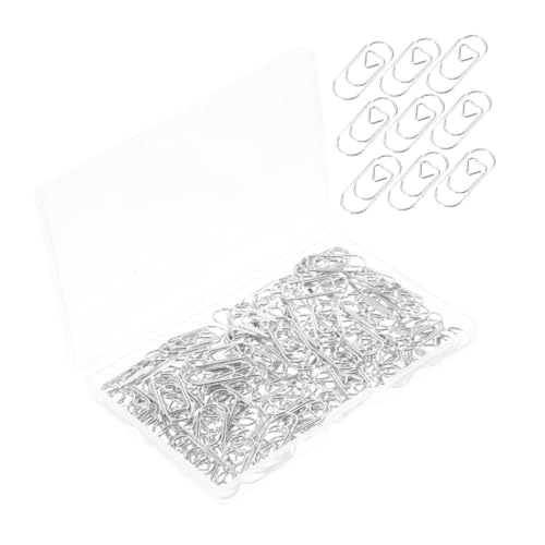 NUOBESTY 300 Stück Teiliges Metall Mini Büroklammern Silber Kleine Papierclips für Dokumentenorganisation Multifunktional Langlebig Platzsparend für Büro Schule und Basteln NUOBESTY 300 Stück Teiliges Metall Mini Büroklammern Silber Kleine Papierclips für Dokumentenorganisation Multifunktional Langlebig Platzsparend für Büro Schule und Basteln von NUOBESTY