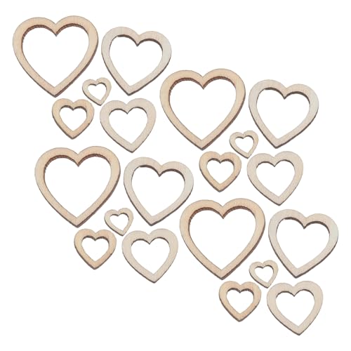 NUOBESTY 300 Stück Unbehandelte Holzherzformen Mini Hohl Herzscheiben für Bastelarbeiten Hochzeits und Valentinstags Dekorationen Vielseitige Diy Projekte NUOBESTY 300 Stück Unbehandelte Holzherzformen Mini Hohl Herzscheiben für Bastelarbeiten Hochzeits und Valentinstags Dekorationen Vielseitige Diy Projekte von NUOBESTY