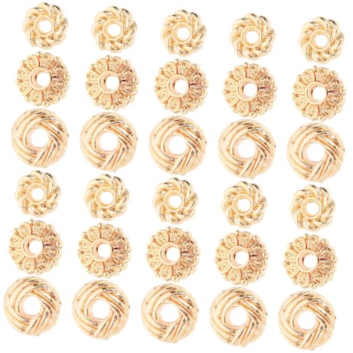 NUOBESTY 300Stücke Zinklegierungs Abstandsperlen Für DIY Schmuckherstellung Langlebige Spacer Beads Für Armbänder Und Halsketten Für Bastelprojekte Vielseitig Einsetzbar NUOBESTY 300Stücke Zinklegierungs Abstandsperlen Für DIY Schmuckherstellung Langlebige Spacer Beads Für Armbänder Und Halsketten Für Bastelprojekte Vielseitig Einsetzbar von NUOBESTY