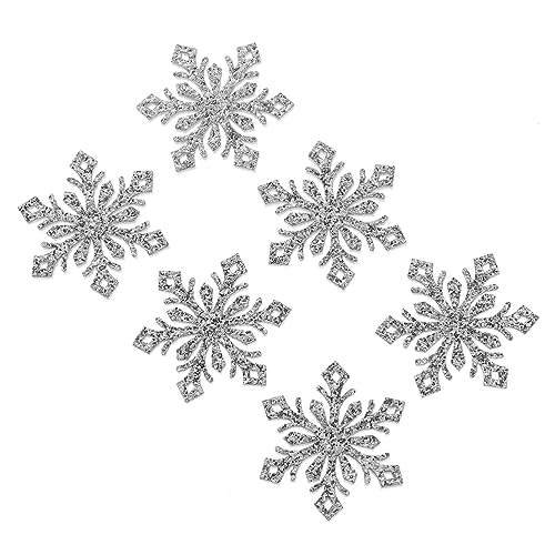 NUOBESTY 30Stücke DIY Haarnadel Zubehör Teiliges für Kleidung und Festliche Dekoration Handgefertigte Patches für Winter und Weihnachtsanlässe von NUOBESTY