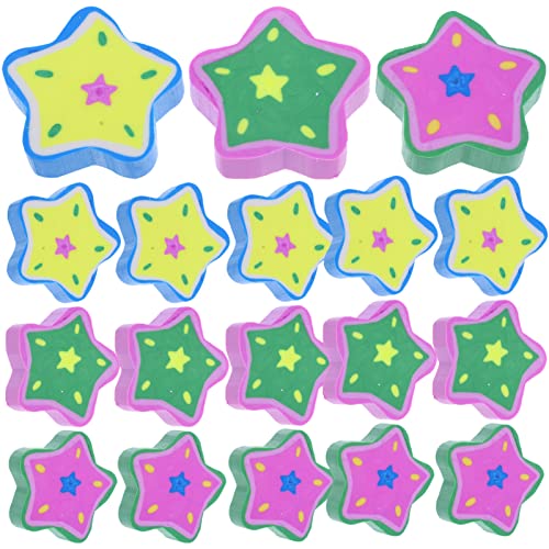 NUOBESTY 32 Stücke Sterne Mini Radiergummi Spaß Niedlich Großsammlung Radiergummis für Klassenzimmer Schüler Hausaufgaben Preise Party Geschenke Schulbedarf NUOBESTY 32 Stücke Sterne Mini Radiergummi Spaß Niedlich Großsammlung Radiergummis für Klassenzimmer Schüler Hausaufgaben Preise Party Geschenke Schulbedarf von NUOBESTY