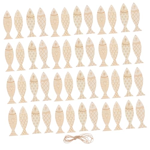 NUOBESTY 36 Stück Handgefertigte Fischförmige Holzscheiben Hängende -ornamente Fisch-party-dekorationen Wanddekoration Aus Holz Fischhandwerk Aus Holz Holzverzierungen Beige Hölzern NUOBESTY 36 Stück Handgefertigte Fischförmige Holzscheiben Hängende -ornamente Fisch-party-dekorationen Wanddekoration Aus Holz Fischhandwerk Aus Holz Holzverzierungen Beige Hölzern von NUOBESTY