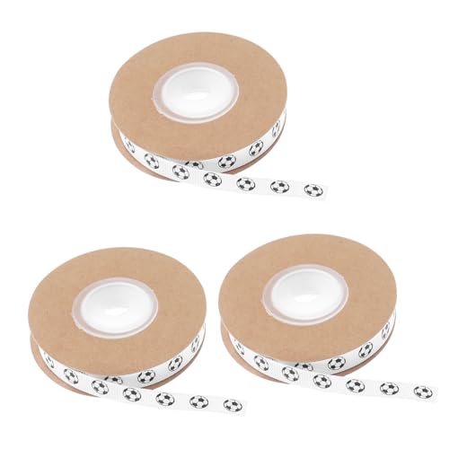 NUOBESTY 3Roll Fußball Geschenkband Yards Weißes Grosgrainband Breit Strapazierfähig für Jungen Geschenke Dekoration Hochzeit Party DIY Basteln NUOBESTY 3Roll Fußball Geschenkband Yards Weißes Grosgrainband Breit Strapazierfähig für Jungen Geschenke Dekoration Hochzeit Party DIY Basteln von NUOBESTY