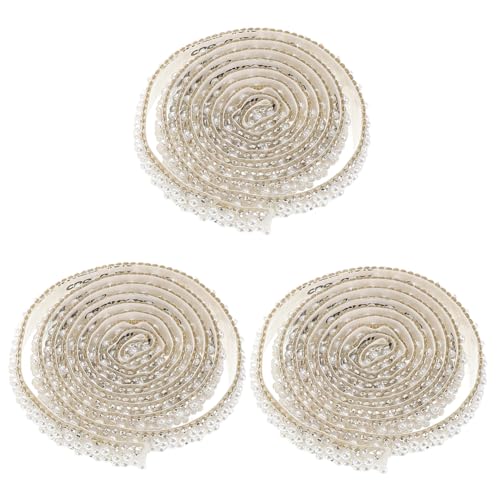 NUOBESTY 3Rollen Selbstklebendes Perlen Strassband Glitzernde Dekoration für DIY Hochzeit Party Basteln Vielseitig Einsetzbar Langlebig NUOBESTY 3Rollen Selbstklebendes Perlen Strassband Glitzernde Dekoration für DIY Hochzeit Party Basteln Vielseitig Einsetzbar Langlebig von NUOBESTY