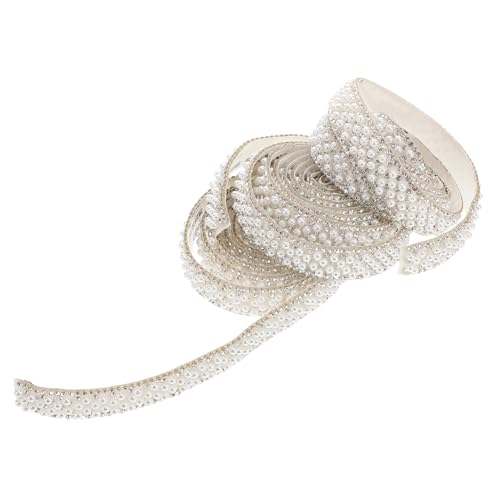 NUOBESTY 3Rollen Selbstklebendes Strassband Perlen Rhinestone Trim für DIY Bastelprojekte und Geburtstagsdekoration Bling Dekorationsband NUOBESTY 3Rollen Selbstklebendes Strassband Perlen Rhinestone Trim für DIY Bastelprojekte und Geburtstagsdekoration Bling Dekorationsband von NUOBESTY