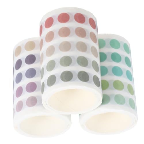 NUOBESTY 3Rollen Washi Klebeband mit Bunten Dekorative Sticker für Journaling Planer und Kalender Vielseitige Verwendung für Scrapbooking und Projekte NUOBESTY 3Rollen Washi Klebeband mit Bunten Dekorative Sticker für Journaling Planer und Kalender Vielseitige Verwendung für Scrapbooking und Projekte von NUOBESTY