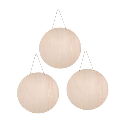 NUOBESTY 3Sätze Leere Holzscheiben Runde Holzstücke für DIY Basteln und Dekoration Unbehandelt für Hochzeitsgeschenke und Projekte Glatte Oberfläche für Einfache NUOBESTY 3Sätze Leere Holzscheiben Runde Holzstücke für DIY Basteln und Dekoration Unbehandelt für Hochzeitsgeschenke und Projekte Glatte Oberfläche für Einfache von NUOBESTY