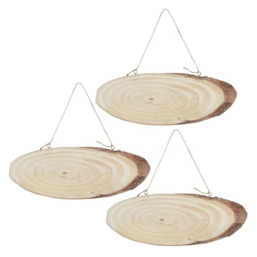 NUOBESTY 3Stücke Ovaler Holzschild mit Juteseil DIY Holzscheiben für Bastelarbeiten Rustikale Holzbehänge für Tischnummern Wandkunst und Projekte NUOBESTY 3Stücke Ovaler Holzschild mit Juteseil DIY Holzscheiben für Bastelarbeiten Rustikale Holzbehänge für Tischnummern Wandkunst und Projekte von NUOBESTY
