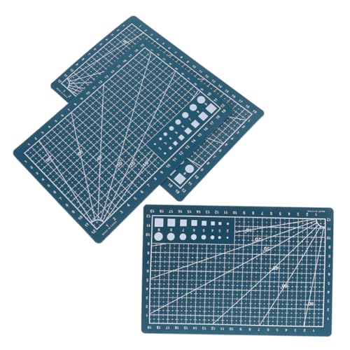 NUOBESTY 3Stücke Schneidematten Doppelseitige Bastelunterlage Kunststoff Präzise Schnittlinien Platzsparendes Design für Modellbau und Projekte NUOBESTY 3Stücke Schneidematten Doppelseitige Bastelunterlage Kunststoff Präzise Schnittlinien Platzsparendes Design für Modellbau und Projekte von NUOBESTY