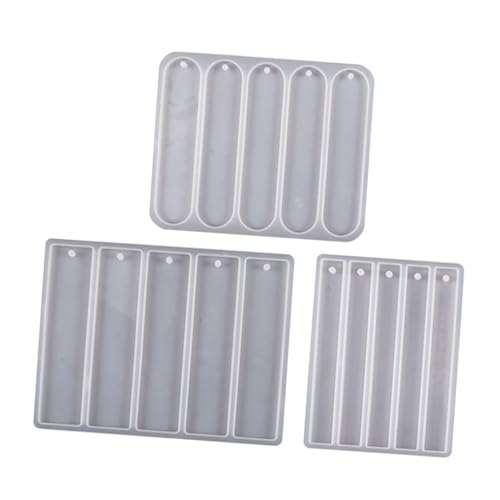 NUOBESTY 3Stücke Silikon Lesezeichenform DIY Epoxidharz Gießform für Personalisierte Lesezeichen Langlebig für Studenten und Bastelprojekte NUOBESTY 3Stücke Silikon Lesezeichenform DIY Epoxidharz Gießform für Personalisierte Lesezeichen Langlebig für Studenten und Bastelprojekte von NUOBESTY
