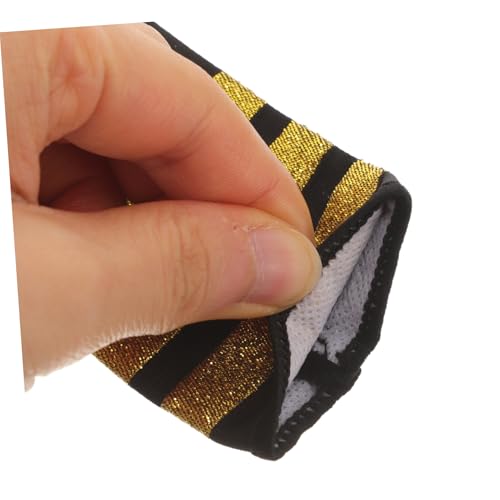 NUOBESTY 4 Paare Pilot Schulterepauletten Gold Robuste Webstoff Uniform Dekoration mit Goldenen Streifen Professionelle Piloten Schulterklappen für Kapitän und Flugpersonal Stilvolle von NUOBESTY
