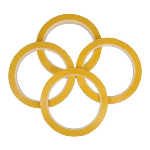 NUOBESTY 4 Rollen Klebeband markieren Handwerk Position Reparatur Maskierung lang Maske Automobil Schüttgut Papier Multifunktions Streifen Identifikation das Haustier Yellow NUOBESTY 4 Rollen Klebeband markieren Handwerk Position Reparatur Maskierung lang Maske Automobil Schüttgut Papier Multifunktions Streifen Identifikation das Haustier Yellow von NUOBESTY