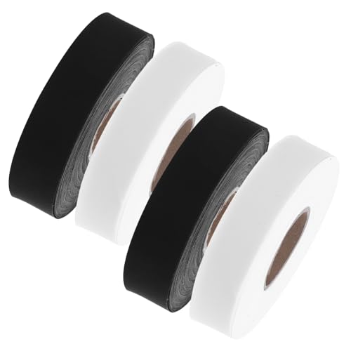 NUOBESTY 4 Rollen Twill Stoff Saumband für Gardinen Vielseitiges Nähband für Präzise Kantenverarbeitung und Stilvolle Vorhangdekoration für Diy Nähprojekte und Wohnraumgestaltung von NUOBESTY