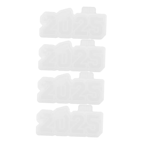 NUOBESTY 4 Stück Abschluss-Schlüsselanhängerform Silikonform schlüsselanhänger basteln Silikon Gussform Schlüsselbundformen aus Harz Schlüsselbundformen für Epoxidharz Kieselgel Weiß NUOBESTY 4 Stück Abschluss-Schlüsselanhängerform Silikonform schlüsselanhänger basteln Silikon Gussform Schlüsselbundformen aus Harz Schlüsselbundformen für Epoxidharz Kieselgel Weiß von NUOBESTY