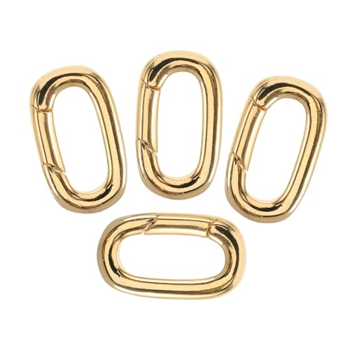 NUOBESTY 4 Stück Anhängerverschluss Für Halskette Karabinerverschluss Armbandverschluss Schmuckanhängerverschluss Ovale Halskettenverlängerung Halskettenverstärker Für Armbänder NUOBESTY 4 Stück Anhängerverschluss Für Halskette Karabinerverschluss Armbandverschluss Schmuckanhängerverschluss Ovale Halskettenverlängerung Halskettenverstärker Für Armbänder von NUOBESTY