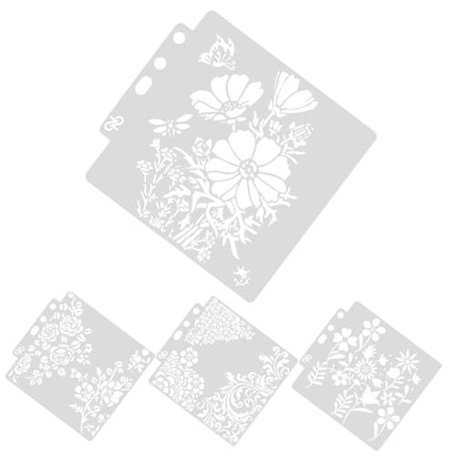 NUOBESTY 4 Stück DIY -Schablonen für Wände Zeichnung dekorative Schablonen Wandschablonen klein Wandmalerei Vorlage Wiederverwendbare Schablonen zum Malen Malvorlagen das Haustier Weiß NUOBESTY 4 Stück DIY -Schablonen für Wände Zeichnung dekorative Schablonen Wandschablonen klein Wandmalerei Vorlage Wiederverwendbare Schablonen zum Malen Malvorlagen das Haustier Weiß von NUOBESTY