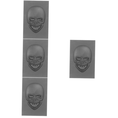 NUOBESTY 4 Stück Graphit Gussform für Schädel Hochdichtes Gießwerkzeug für Gold Silber und Kupfer mit Guter Wärmeleitfähigkeit für Kleine Metallgüsse NUOBESTY 4 Stück Graphit Gussform für Schädel Hochdichtes Gießwerkzeug für Gold Silber und Kupfer mit Guter Wärmeleitfähigkeit für Kleine Metallgüsse von NUOBESTY