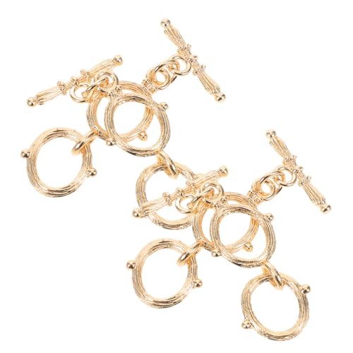 NUOBESTY 4 Stück Halskettenverlängerung DIY Halskettenverschlüsse Schmuckverlängerungen Für Armbänder Verlängerungsketten Für Schmuck Endverschlüsse Erkenntnisse Verlängerung von NUOBESTY