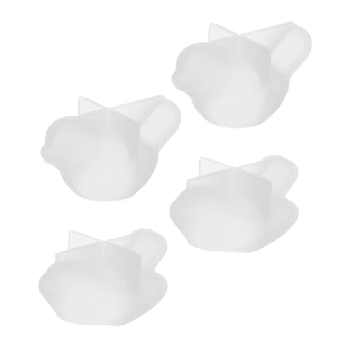 NUOBESTY 4 Stück Klebetropfen Vogelform Vogelornamentform Betonvogelform DIY Bastelformen Vogel Silikon Epoxidformen Silikon Vogelharz Gussformen Vogelgussform Weißes Kieselgel von NUOBESTY