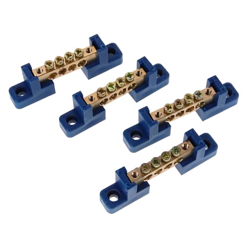 NUOBESTY 4 Stück Kupferstreifen Mit Klemmen Erdungsschienen Kit Elektrische Erdungsschienen Erdungsklemmenpositionen Erdungsschienen Kit Klemmenleiste Klemmenblock Erdungsblock NUOBESTY 4 Stück Kupferstreifen Mit Klemmen Erdungsschienen Kit Elektrische Erdungsschienen Erdungsklemmenpositionen Erdungsschienen Kit Klemmenleiste Klemmenblock Erdungsblock von NUOBESTY