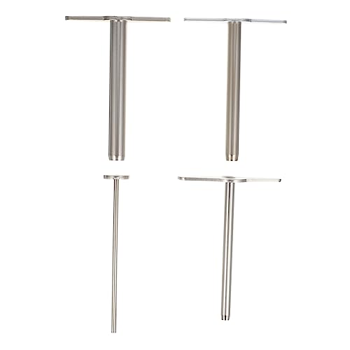 NUOBESTY 4 Stück Locher Stopper Werkzeug Finger Lochstanzer für Gummistopfen Puncher Labor-Gummistopfen-Lochstanze Gummistopfenstanzer Lochperforator aus Gummi Stahl Silver von NUOBESTY