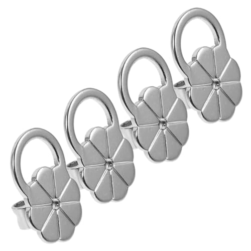 NUOBESTY 4 Stück Ohrstecker Verschluss aus Vergoldetem Stabile Verstellbare Ohrringhalter für Schwere Ohrstecker Sicherer Halt gegen Abrutschen Komfortabel und Einfach zu Verwenden von NUOBESTY