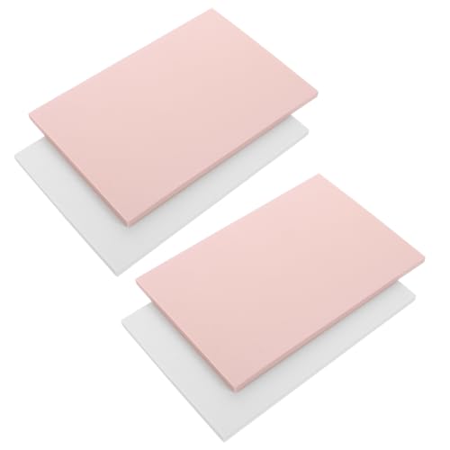 NUOBESTY 4 Stück Stempel-schnitzblöcke Aus Gummi, Weicher Linoleumblock, Geschnitzter Gummiziegel Für Stempel, Weiches Basteln Und Diy-bastelprojekte, Rosa/weiß NUOBESTY 4 Stück Stempel-schnitzblöcke Aus Gummi, Weicher Linoleumblock, Geschnitzter Gummiziegel Für Stempel, Weiches Basteln Und Diy-bastelprojekte, Rosa/weiß von NUOBESTY