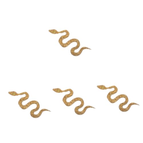 NUOBESTY 4 Stück Strasssteine Schlangen Applikation zum Aufbügeln Dekorativer DIY Kleidung Patch Gold Schnittfeste Leichte Schlange für Jacken Taschen Schuhe und Accessoires Einfach zu NUOBESTY 4 Stück Strasssteine Schlangen Applikation zum Aufbügeln Dekorativer DIY Kleidung Patch Gold Schnittfeste Leichte Schlange für Jacken Taschen Schuhe und Accessoires Einfach zu von NUOBESTY