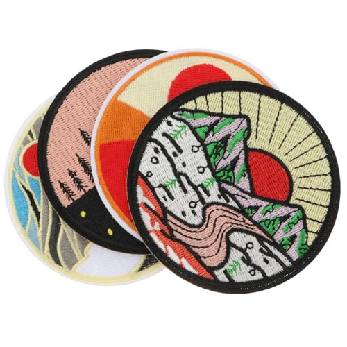 NUOBESTY 4 Stück Teiliges Bügelflicken Gestickten Applikationen für Schuhe Hüte Taschen und Kleidung Langlebige Farbintensive DIY nähpatches zum Aufbügeln Einfach Anzuwenden und Vielseitig NUOBESTY 4 Stück Teiliges Bügelflicken Gestickten Applikationen für Schuhe Hüte Taschen und Kleidung Langlebige Farbintensive DIY nähpatches zum Aufbügeln Einfach Anzuwenden und Vielseitig von NUOBESTY