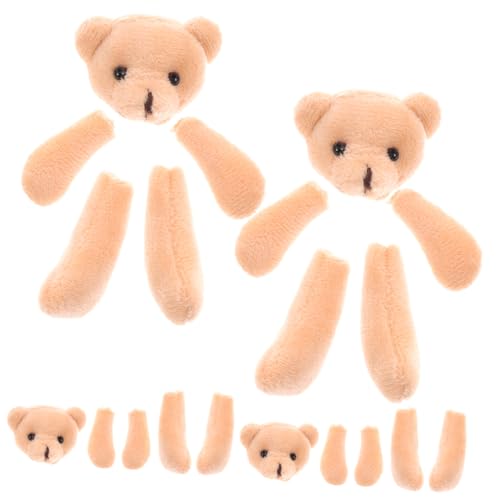 NUOBESTY 4 Stück Teiliges DIY Bären Ornament aus Weichem Hautfreundlichem Material Unvollendete Bärenanhänger für Kleidung und Taschen Handgemachte Bastelzubehör für DIY liebhaber NUOBESTY 4 Stück Teiliges DIY Bären Ornament aus Weichem Hautfreundlichem Material Unvollendete Bärenanhänger für Kleidung und Taschen Handgemachte Bastelzubehör für DIY liebhaber von NUOBESTY