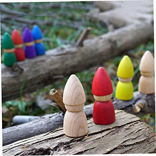 NUOBESTY 4 Stück Teiliges Holz puppen Natürliche Holzfiguren zum Bemalen Holz doodle zubehör Geschenkidee für Junge Mädchen Jungen NUOBESTY 4 Stück Teiliges Holz puppen Natürliche Holzfiguren zum Bemalen Holz doodle zubehör Geschenkidee für Junge Mädchen Jungen von NUOBESTY