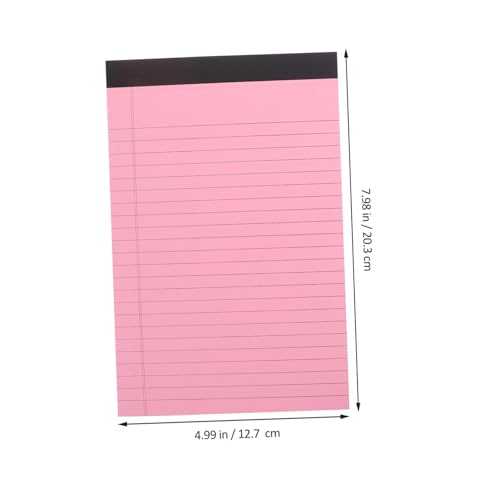NUOBESTY 4 Stück Teiliges Kleine Liniert Legal Pads Farbiges Papier mit Horizontalen Abreißbare Notizblock für Schule Büro To Do Listen und Memo NUOBESTY 4 Stück Teiliges Kleine Liniert Legal Pads Farbiges Papier mit Horizontalen Abreißbare Notizblock für Schule Büro To Do Listen und Memo von NUOBESTY