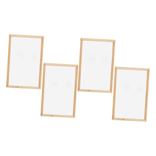 NUOBESTY 4 Stück Teiliges Kleines Whiteboard Wiederverwendbares Einseitiges Schreib und Zeichenbrett für Schüler Tragbares Desktop Whiteboard für Notizen Nachrichten und Erinnerungen zu NUOBESTY 4 Stück Teiliges Kleines Whiteboard Wiederverwendbares Einseitiges Schreib und Zeichenbrett für Schüler Tragbares Desktop Whiteboard für Notizen Nachrichten und Erinnerungen zu von NUOBESTY