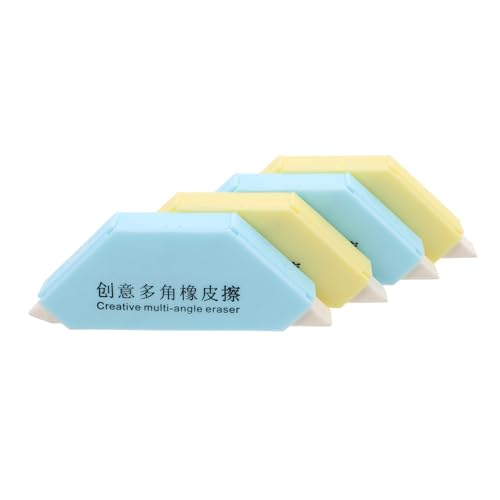 NUOBESTY 4 Stück Teiliges Radiergummi mit Präziser Papierfreundlicher Soft Materialien Multiwinklig für Sauberes Skizzieren und Zeichnen Vielseitiges Künstlerbedarf für Schüler und NUOBESTY 4 Stück Teiliges Radiergummi mit Präziser Papierfreundlicher Soft Materialien Multiwinklig für Sauberes Skizzieren und Zeichnen Vielseitiges Künstlerbedarf für Schüler und von NUOBESTY
