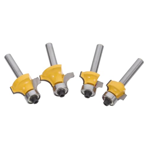 NUOBESTY 4 Stück Teiliges Rundfräser für Oberfräsen Hochwertige Hartmetall Kantenfräser für Präzise Abrundungen und Professionelle Ergebnisse Holzbearbeitung NUOBESTY 4 Stück Teiliges Rundfräser für Oberfräsen Hochwertige Hartmetall Kantenfräser für Präzise Abrundungen und Professionelle Ergebnisse Holzbearbeitung von NUOBESTY
