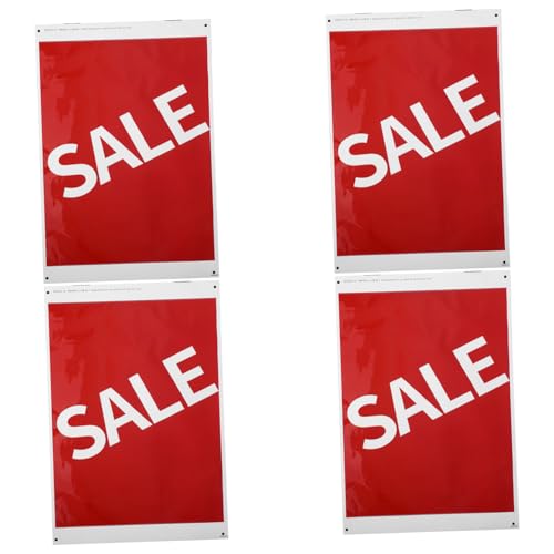 NUOBESTY 4 Stück Teiliges Selbstklebende Wasserdichte Verkaufsschilder für Schaufenster und Wände Einfache Anbringung und Rückstandsfreie Entfernung Flexibel für Innen und Außenwerbung NUOBESTY 4 Stück Teiliges Selbstklebende Wasserdichte Verkaufsschilder für Schaufenster und Wände Einfache Anbringung und Rückstandsfreie Entfernung Flexibel für Innen und Außenwerbung von NUOBESTY